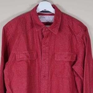 Levi's Grainy Red Long-Sleeve Shirt